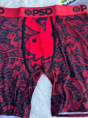PSD Red & Black Dragon Boxer Briefs